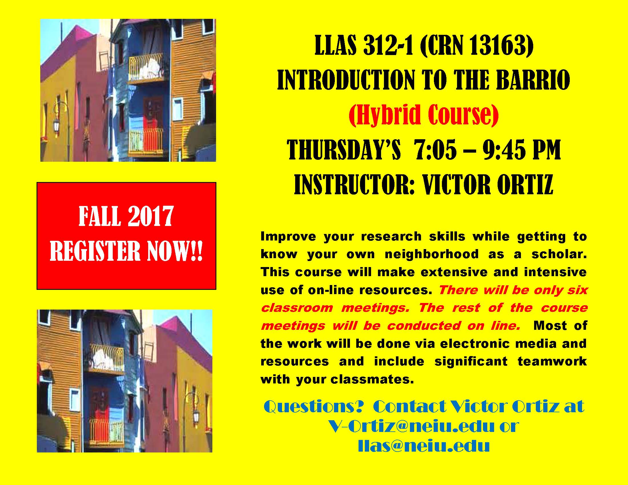 LLAS 312-1 - Introduction to the Barrio